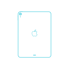 Digital Apple Ipad Air 5Th Gen Simple Engraving Svg Design, Free Vectors File